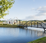 В Сургутском районе на месте болота появился современный парк благодаря голосованию жителей