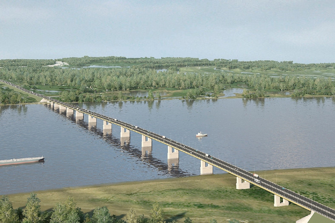 6 июля в Югре стартует строительство второго моста через Обь в районе Сургута
