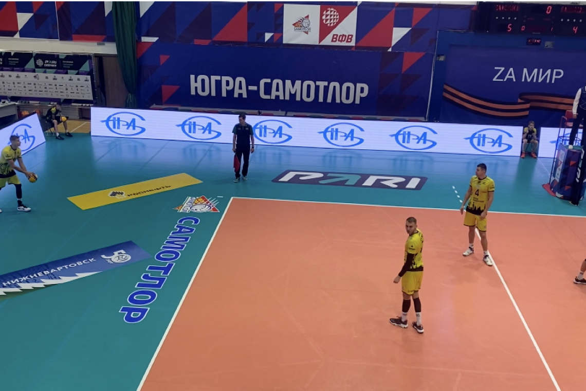 Волейбольный клуб «Югра-Самотлор» проведет очередной матч в Российской Суперлиге